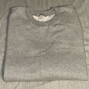 Hanes Men’s Sweatshirt - Gray - Size Large - New Without Tags